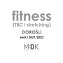 FITNESS dla dorosłych (TBC I STRETCHING) sem.I 2021/2022 - Kup bilet