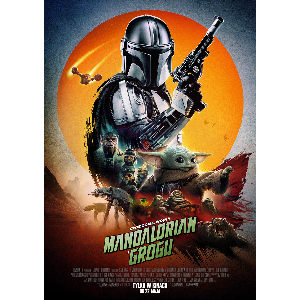 Mandalorian i Grogu 2D dubb