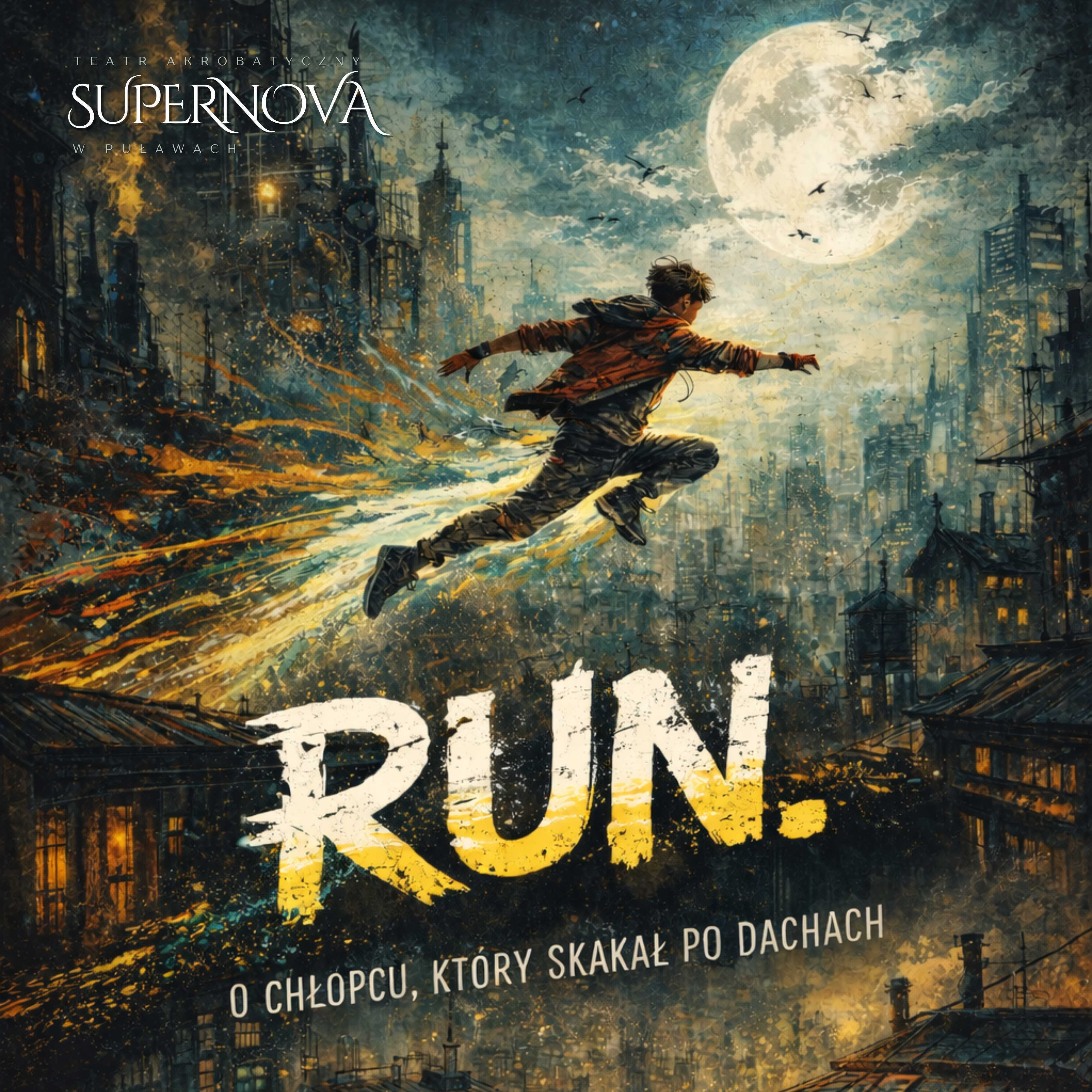 RUN. O chłopcu, który skakał po dachach