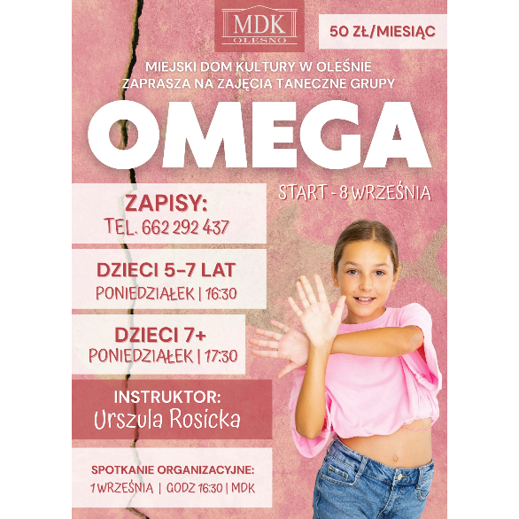 OMEGA - Zajęcia Taneczne - CZERWIEC 2026