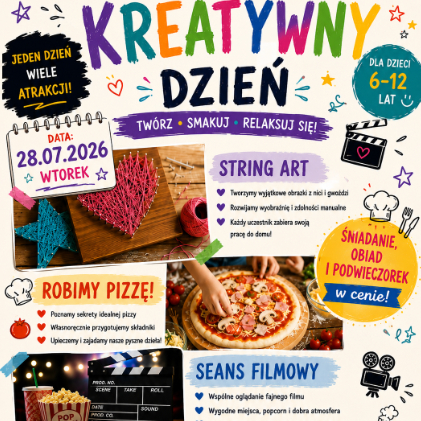 Kreatywny Dzień dla dzieci 6–12 lat