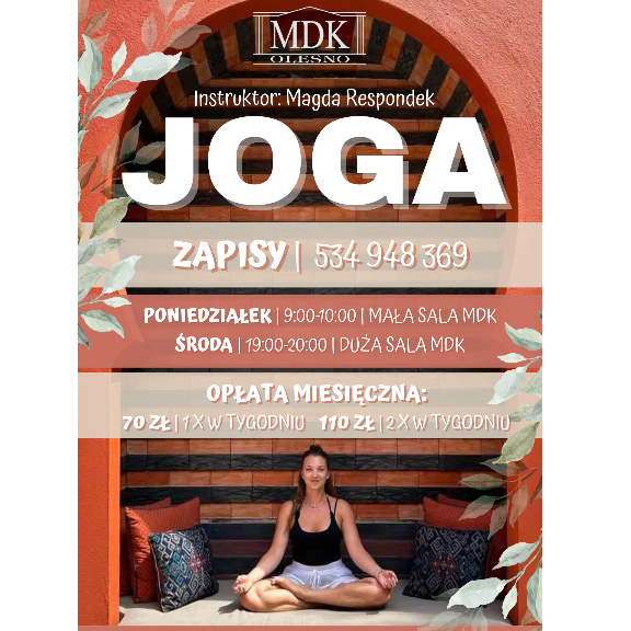 Joga bilet jednorazowy - WAKACJE