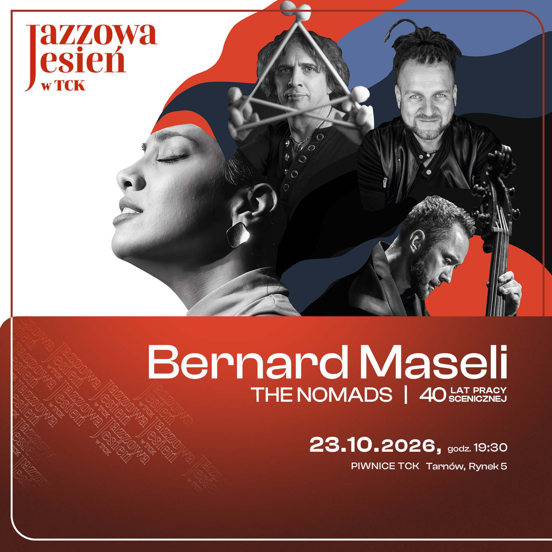 Bernard Maseli [23.10.2026] / Jazzowa Jesień w TCK