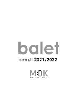 BALET sem. II, 2021/2022 - Bilety online
